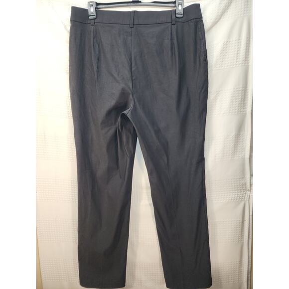 Rafaella Stretch Slim Pull-On Pants Women's Sz 18 Black Solid Chino Stretch - Picture 7 of 11